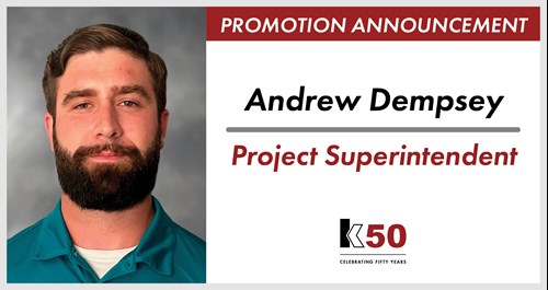 Promotion Announcement-Andrew Dempsey-Krusinski Construction